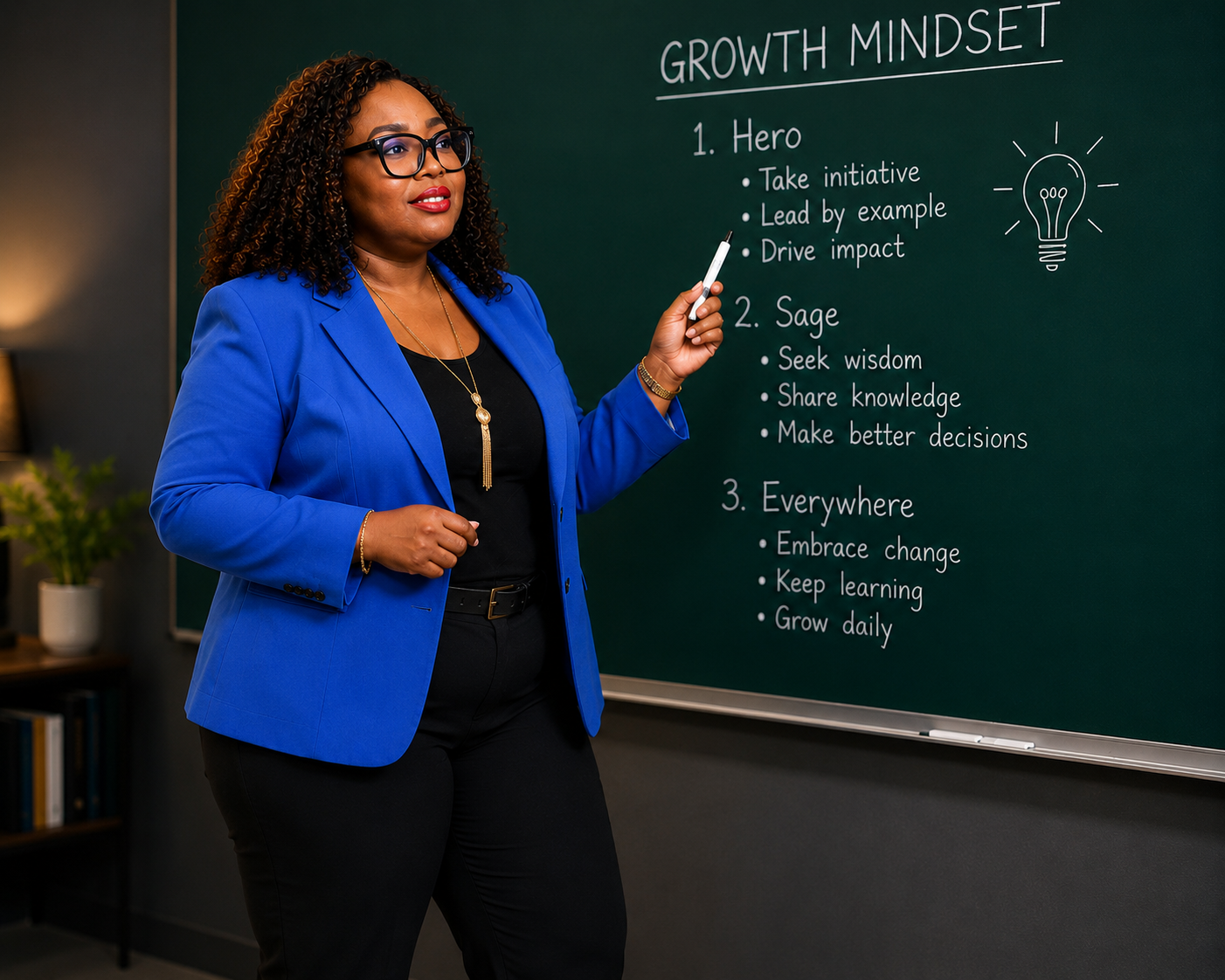 A growth mindset teaching session
